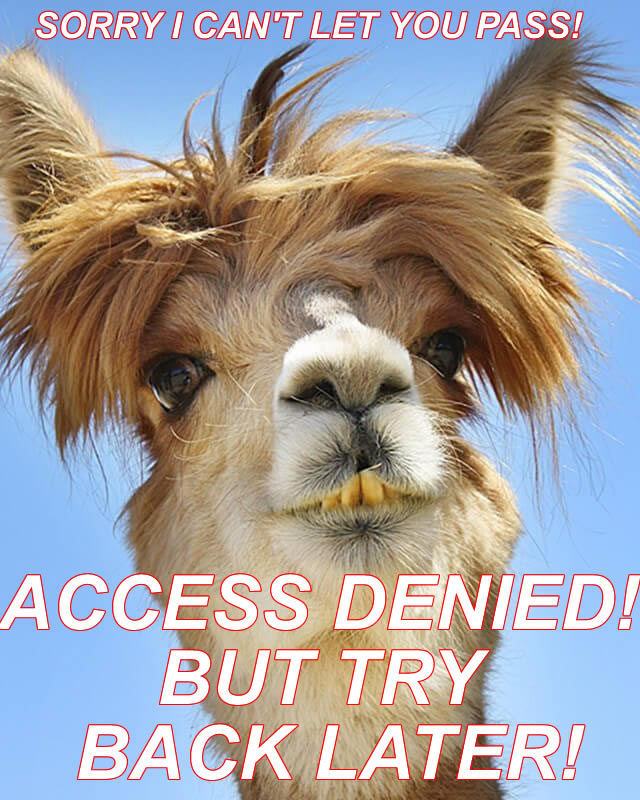 Oops, Wrong Page!  You can't View This Page. Access Denied