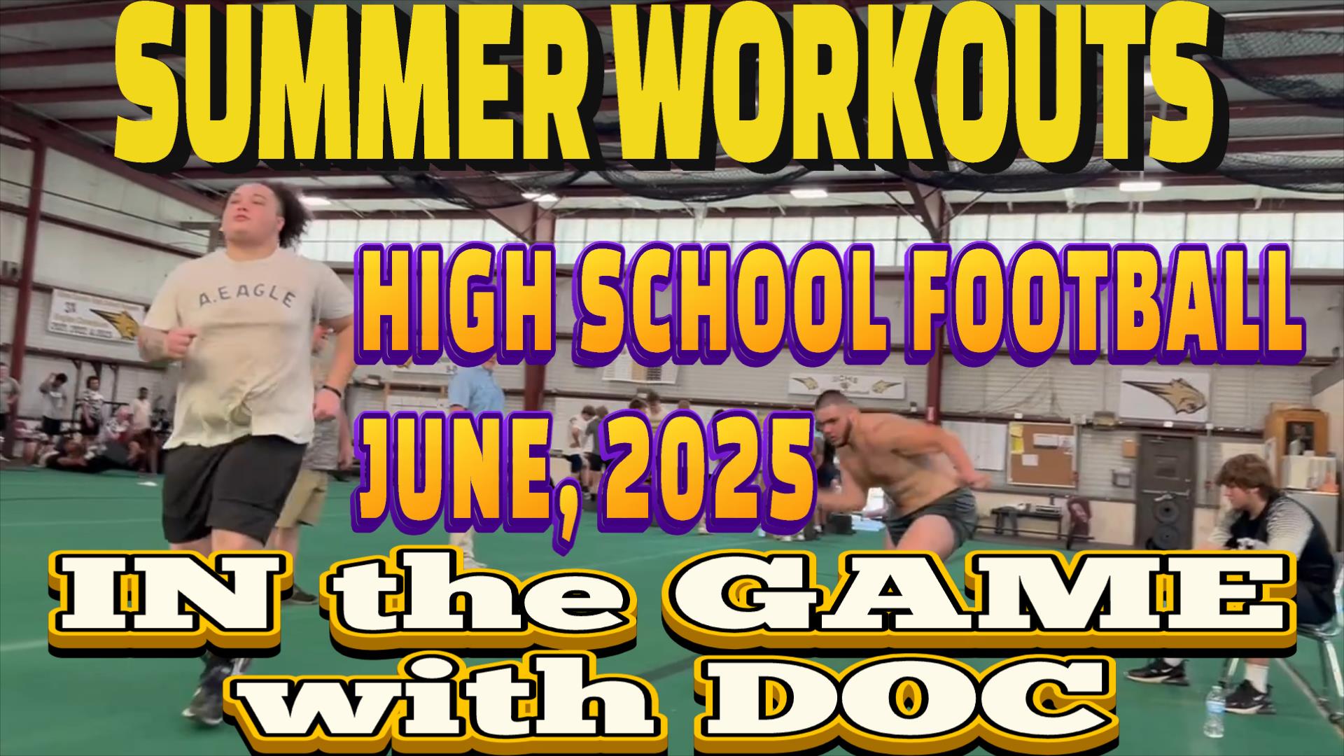 Giles County Bobcats Football Summer Workouts 2025 Video