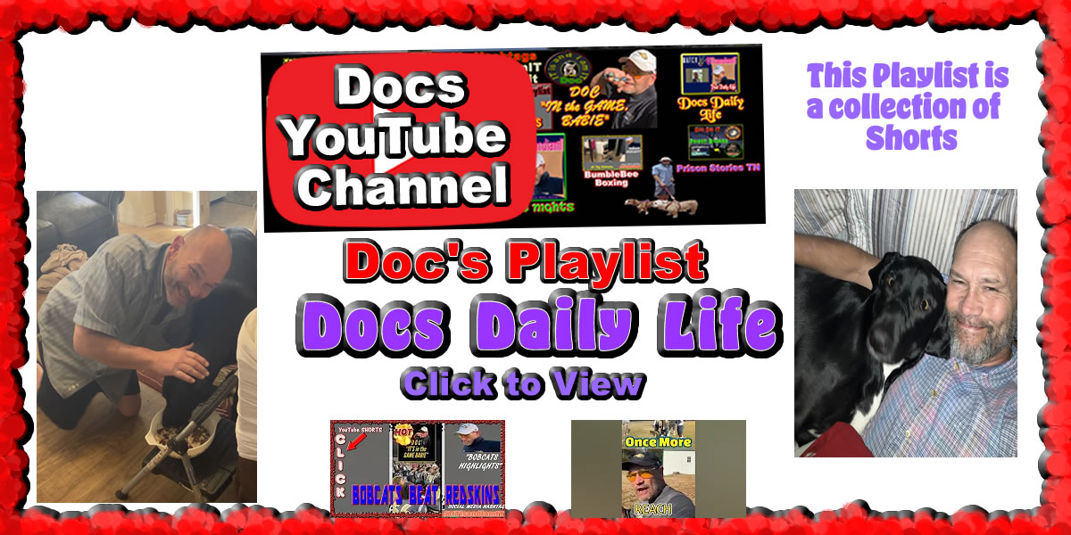 YouTube PlayList Docs Daily Life Content Creator Doc Shares Videos about his Daily Life