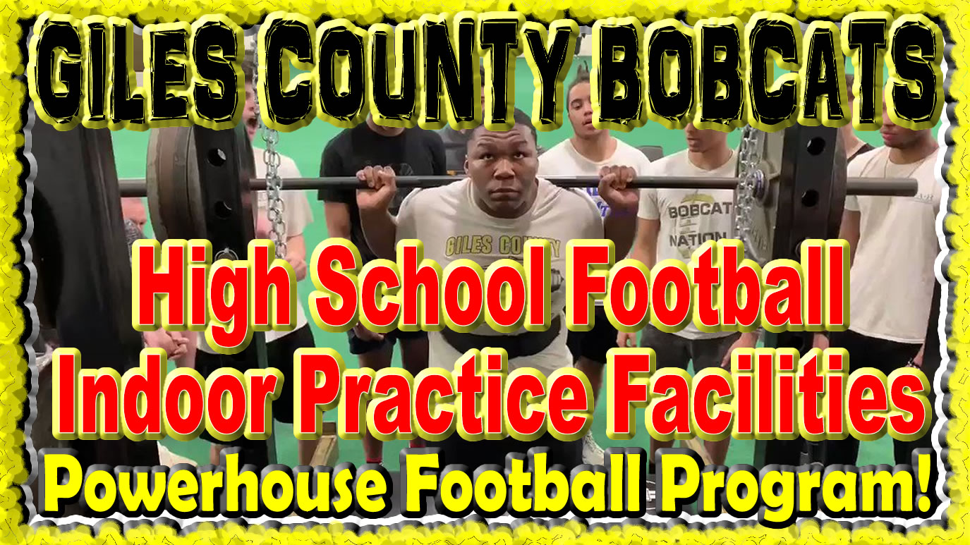 Tour Giles County Bobcats Indoor Practice Facility for High School Football