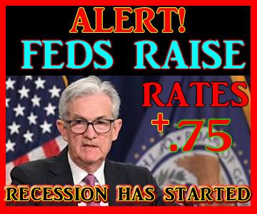FED RAISE RATES WHICH MAY BE THE TIPPING POINT FOR AMERICAS RECESSION